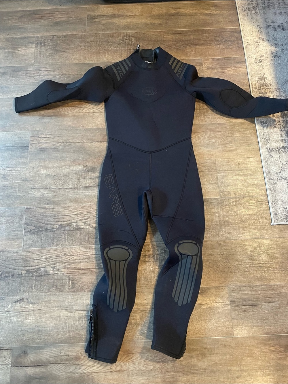 Bare Men's 7mm Artic Full-Body Black Wetsuit, estimated size small